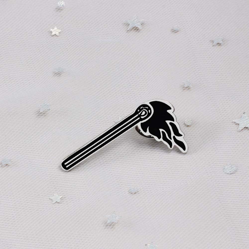 Mxbeauty Bros Ransel Mantel Korek Hadiah Untuk Wanita Pria Kerah Bros Lencana Pin Enamel Pin