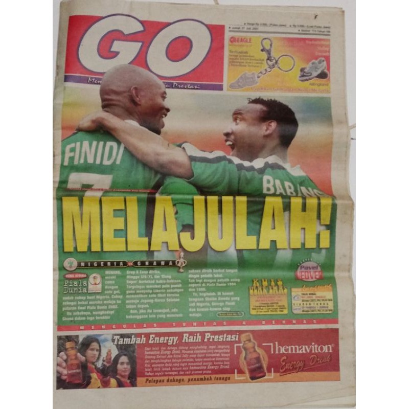 Tabloid GO, 27 Juli 2001