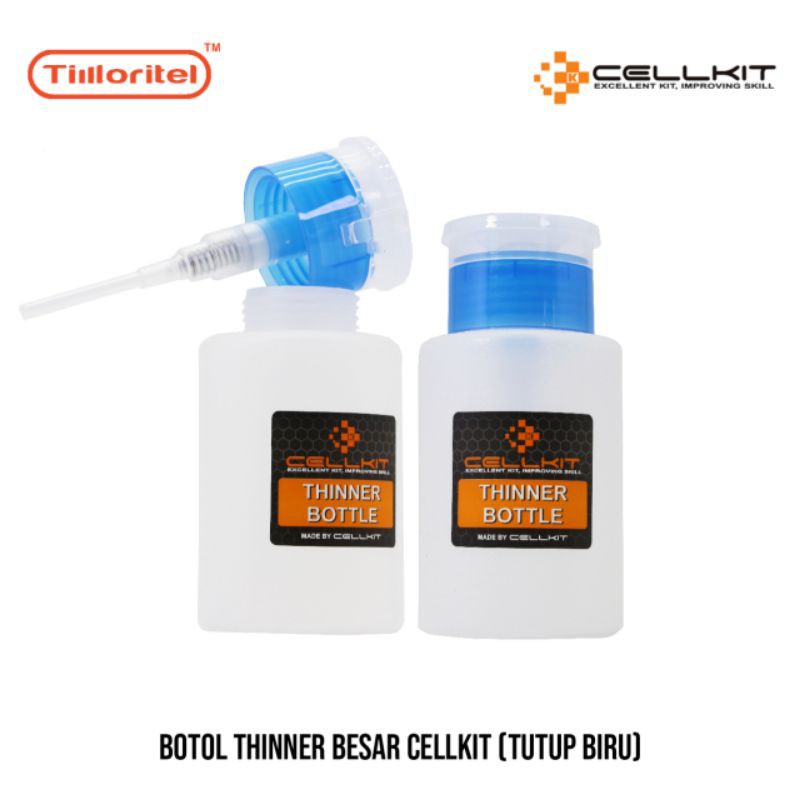 BOTOL THINNER BESAR CELLKIT (TUTUP BIRU)