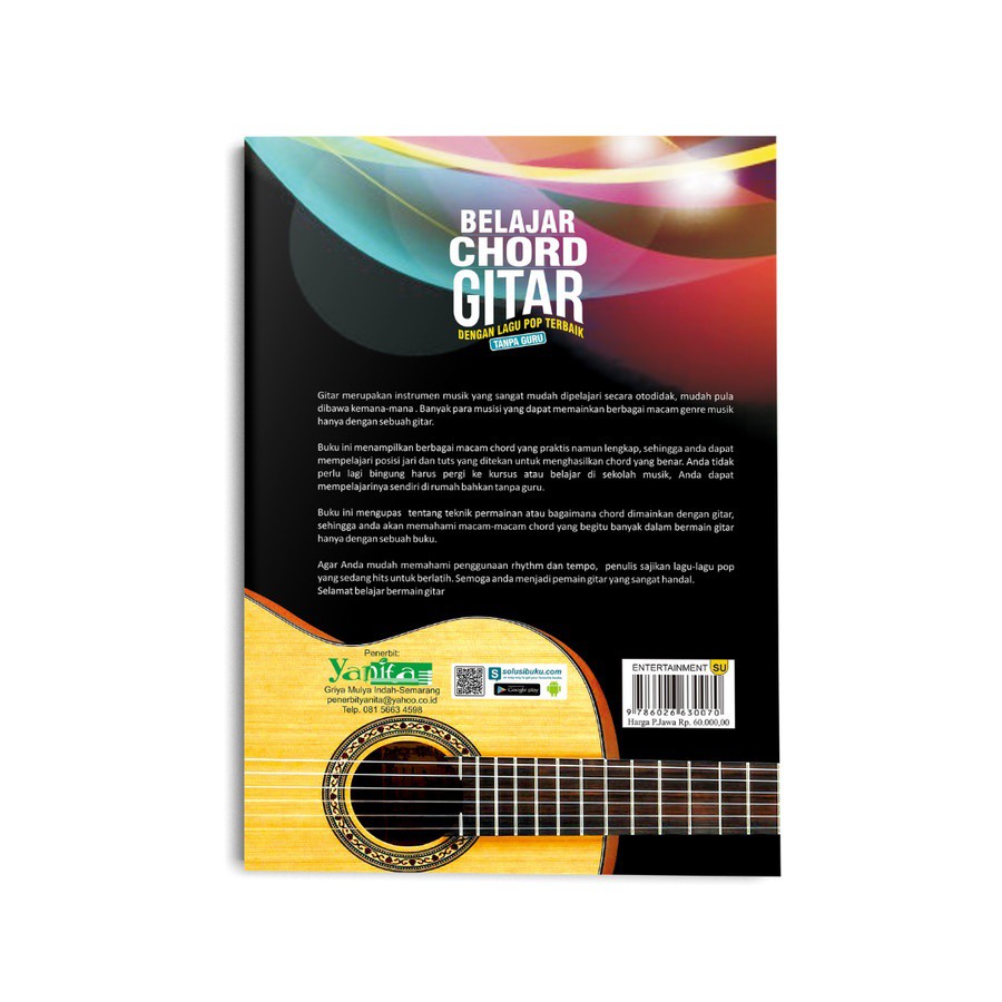 Buku Belajar Chord Gitar Dengan Lagu Pop Terbaik - Kiki Laisa