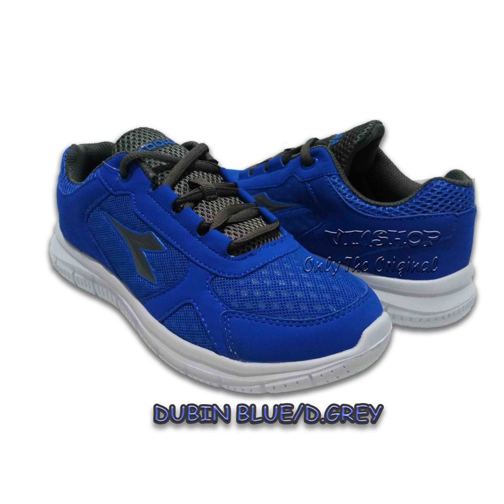 Original Sepatu Pria DIADORA DUBIN Blue.Dark Grey. Mens Running