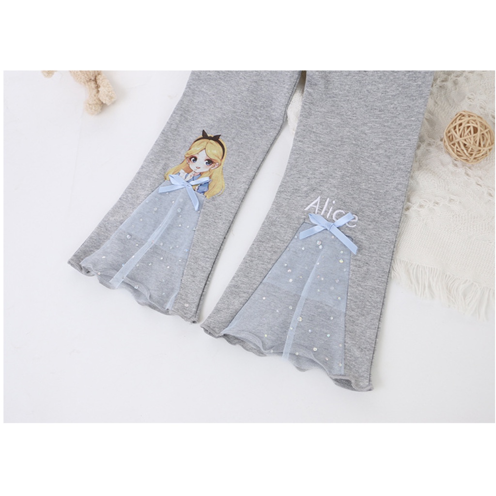 babyfit [3-7thn] celana panjang legging anak perempuan cutbray pants lejing nyl-0612r