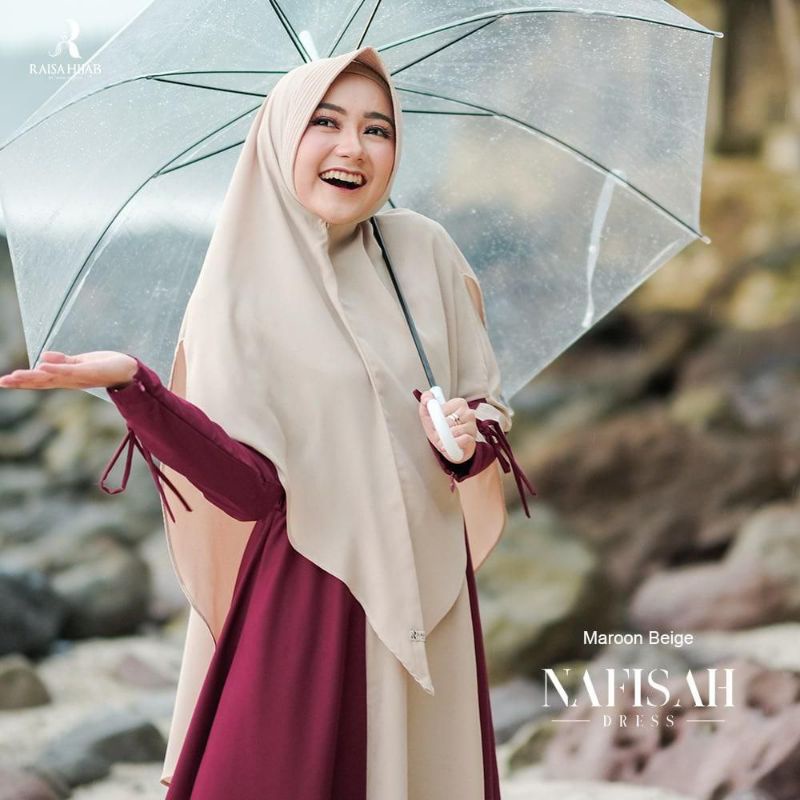 PROMOOO  Gamis set Nafisah by raisa HIJAB / sisterbrand isahijab