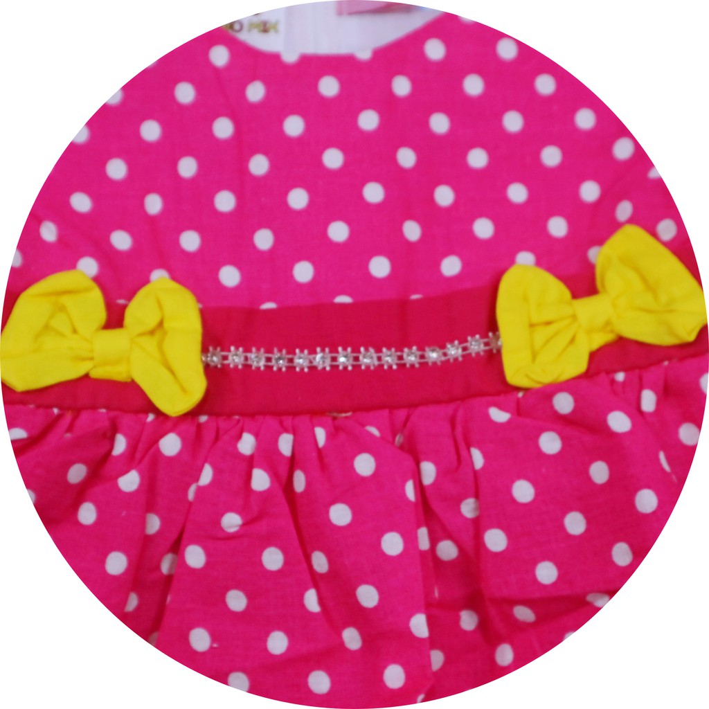 (GRATIS TAS) Dress Sakura 3-18 Bulan / SNI EXPORT Quality Baju Anak Bayi Perempuan Dres Branded Karakter
