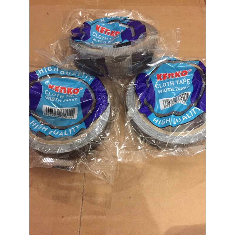 

Lakban kain/linen/cloth tape 1inchi Kenko list biru