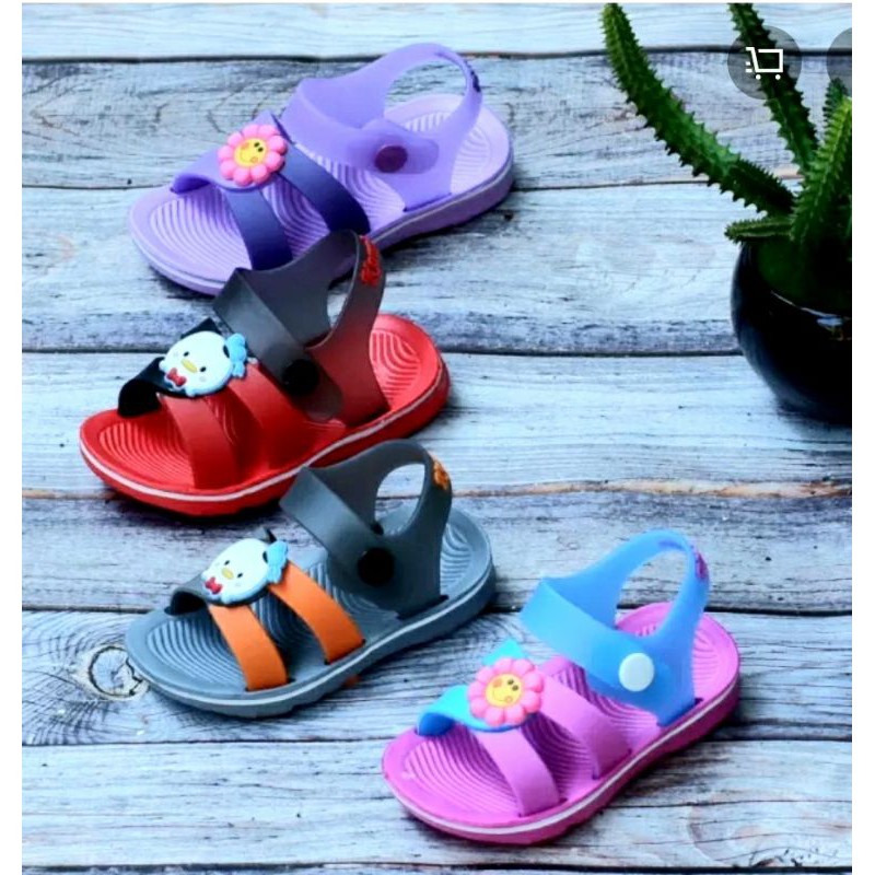 SANDAL ANAK PEREMPUAN KOMIN K052-5 KARET RINGAN SENDAL SEPATU LET