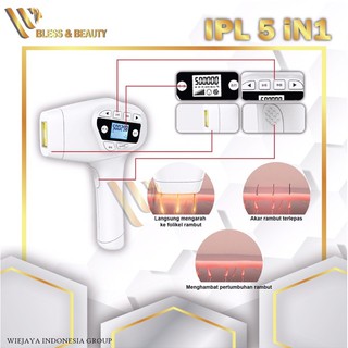 Alat IPL Laser Hair Removal 5in1 Alat Laser Penghilang Bulu Dengan 500. ...