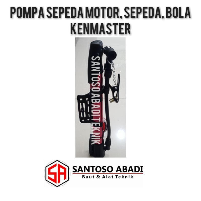 pompa sepeda motor-sepeda-bola kenmaster