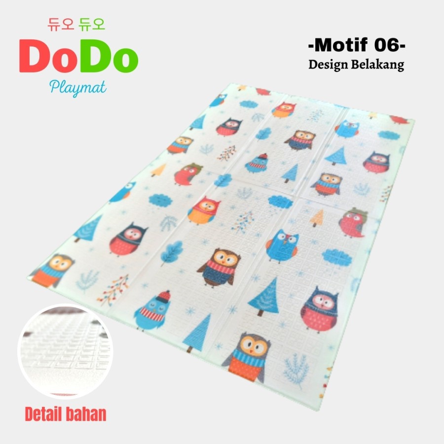 Karpet DODO Basic Playmat Anak 120x180 - Design 06 MOTIF BABY SHARK-1