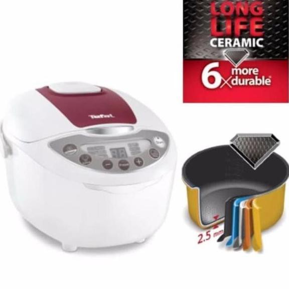 Tefal Rice Cooker Fuzzy Logic 1 Liter Rk7025 Penanan Nasi Tefal Promo Muliamandiri
