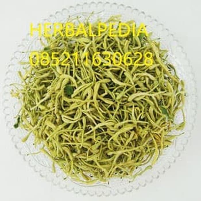 

Teh Bunga HoneySuckle Premium / Jin Yin Hua Flower Tea / Kim Gun Hue 200 gram