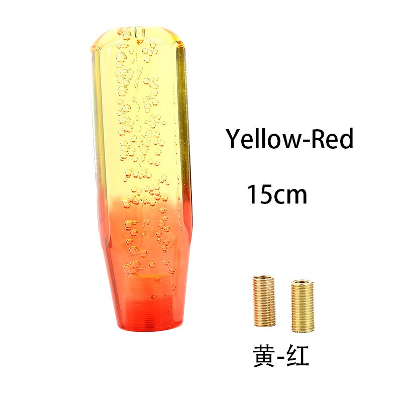 Knob Tuas Perseneling Mobil Manual Universal Bentuk Gelembung Kristal Transparan