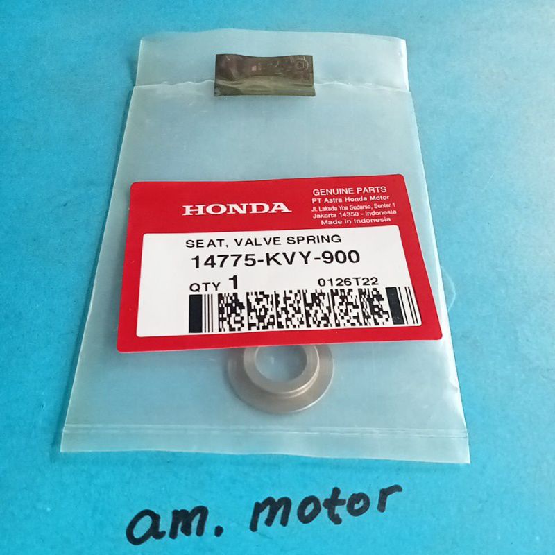 ring dudukan per klep  beat,  beat fi, esp, honda ori. bagian bawah, harga per 1 pcs