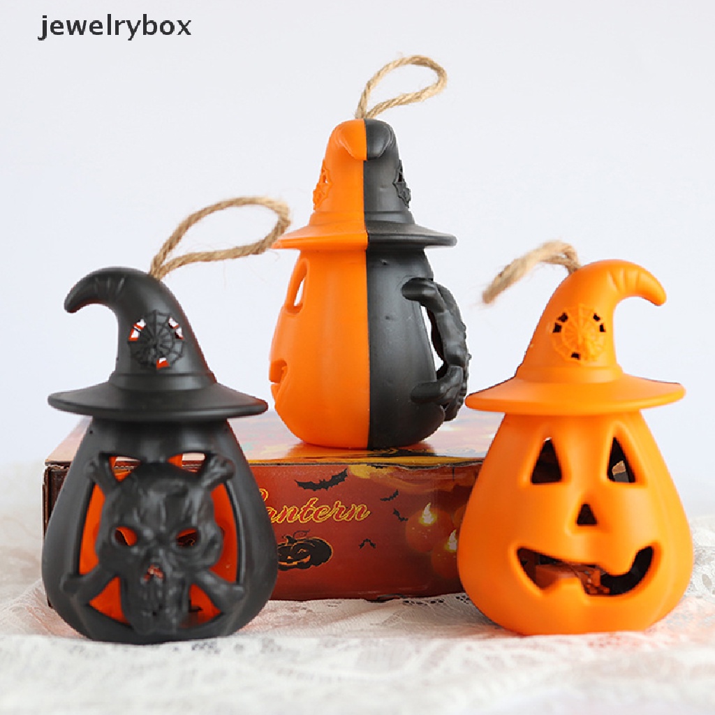 (jewelrybox) Lampu Led Bentuk Labu Halloween Untuk Dekorasi Pesta