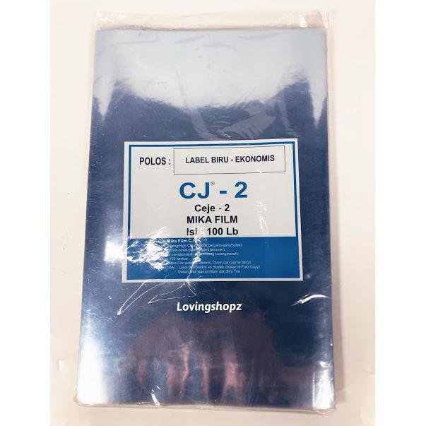 

Plastik Mika F4 tebal 0,2 mm