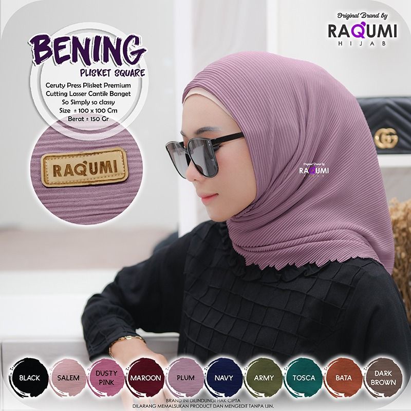 Bening Plisket Square by Mnv Raqumi