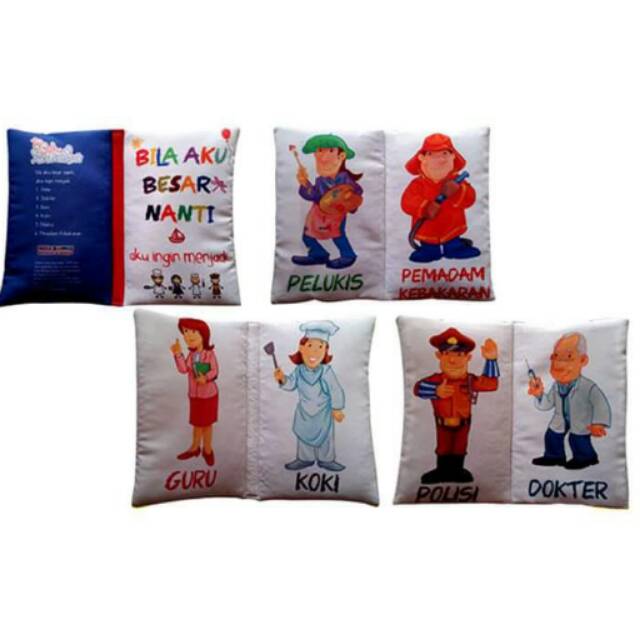 Softbook Buku Bantal Buku Kain judul Bila Aku Besar Nanti