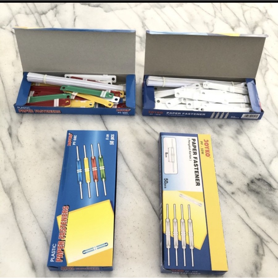

ACCO PLASTIK / PAPER FASTENER / PENGIKAT KERTAS JOYKO