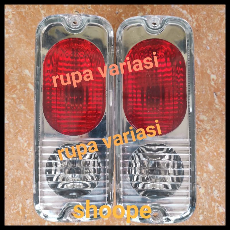 lampu stop rem belakang mobil suzuki escudo lama model alteza 1.6 kristal isuzu elf mika merah