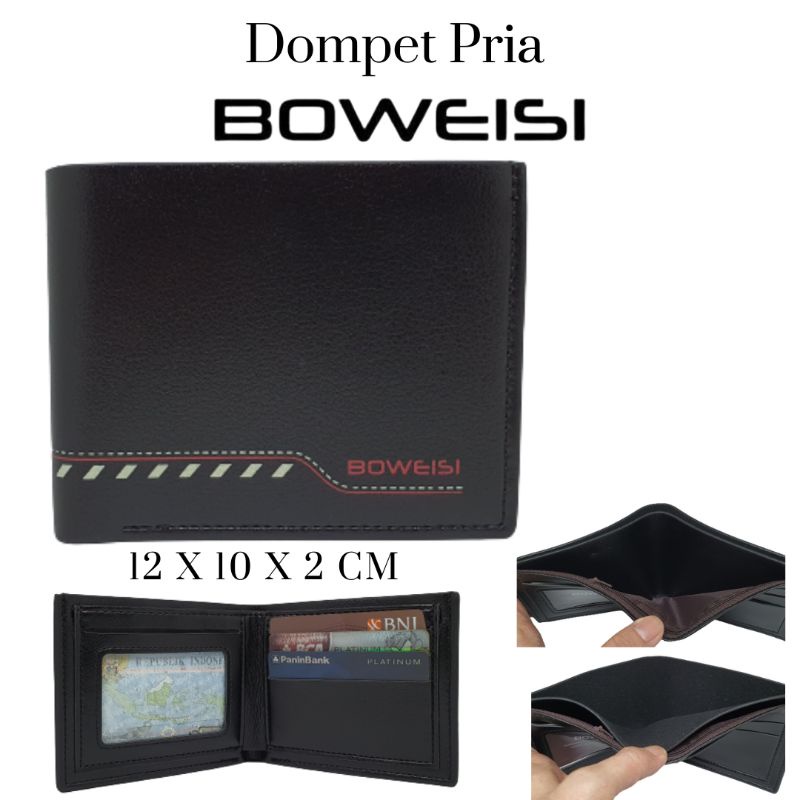 Dompet Pria Import Bovis Kulit PU Harga Murah Keren dan Berkualitas