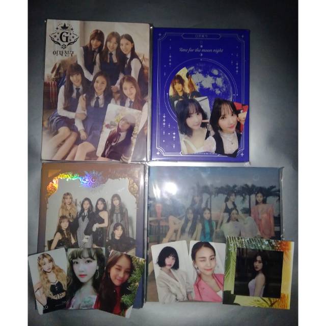 Album Gfriend Time For The Moon Night Snowflake Fever Umji Sowon Yerin Eunha Yuju Sinb
