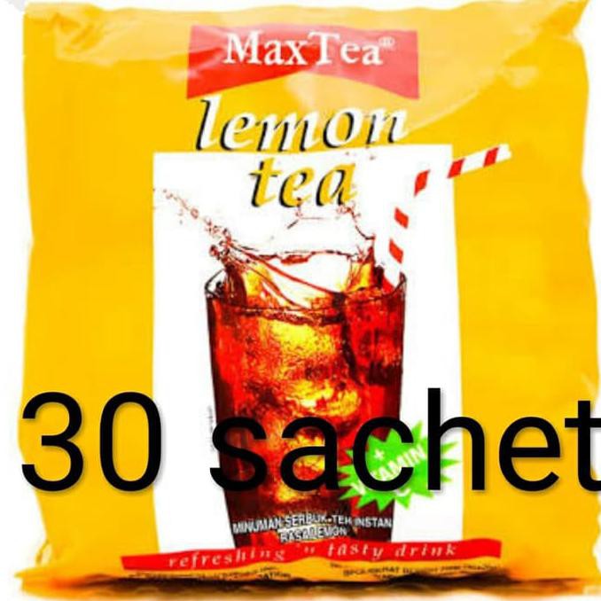 

max tea lemon tea per pak isi 3gtg