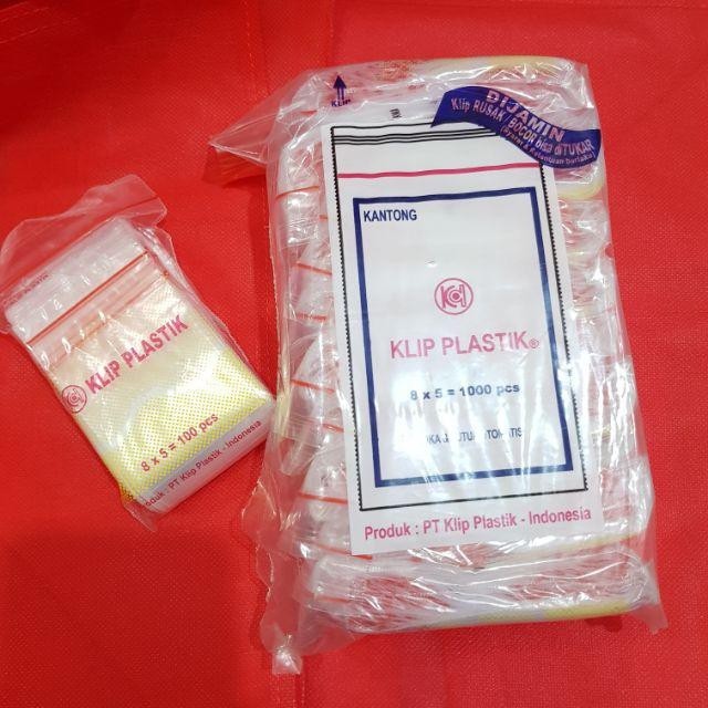 Plastik Klip Obat Uk.8 X 5 (isi 100 L)
