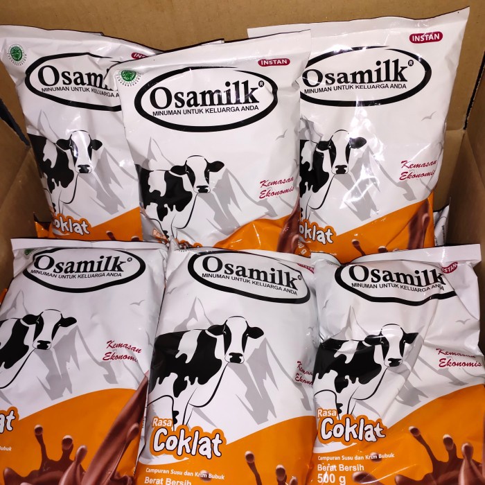 

OSAMILK Susu Penambah Nafsu Makan Rasa Cokelat & Vanila Original BPOM 500gr