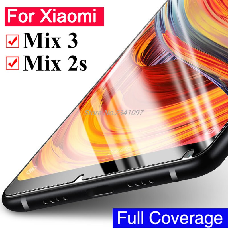 Tempered Glass Xiaomi Mi Mix 3 Full Lem &amp; Full Screen/ ANTI GORES Xiaomi Mi Mix 3