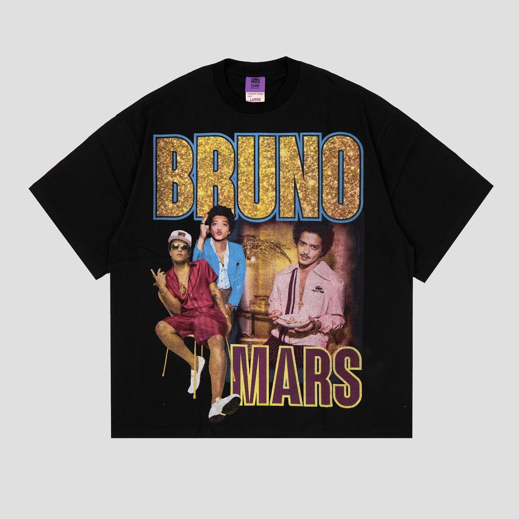 Tshirt Oversize Non Wash Bruno Mars Tees