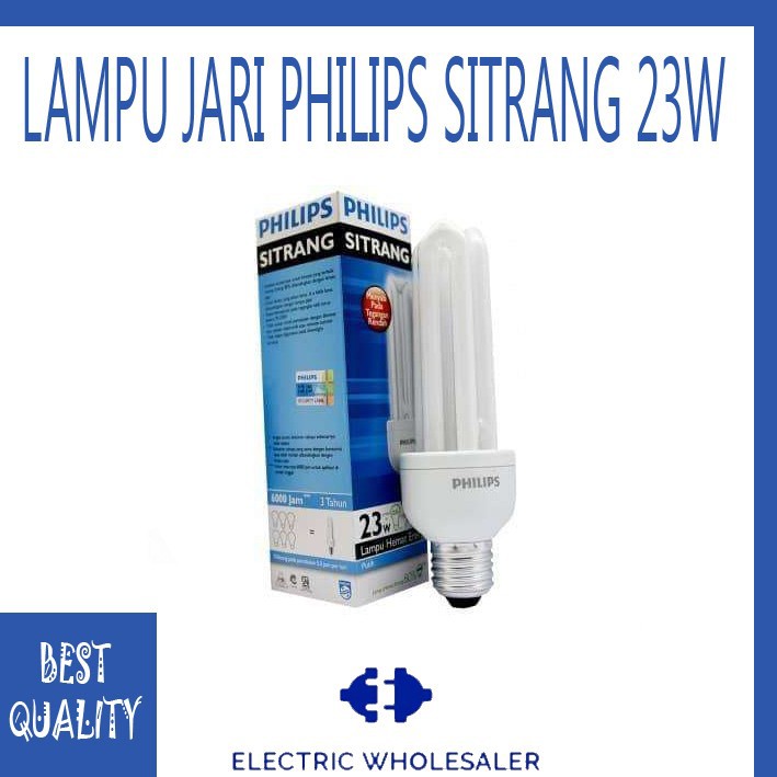 LAMPU PHILIPS JARI SITRANG 23 WATT