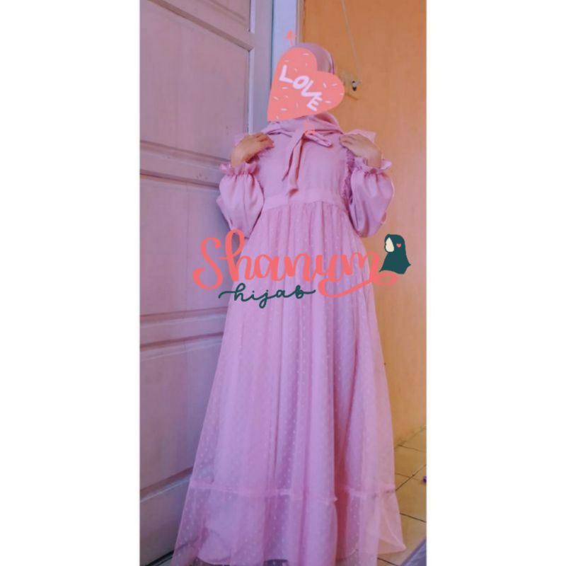 gamis anak/gamis bayi/gamis couple ibu dan anakt