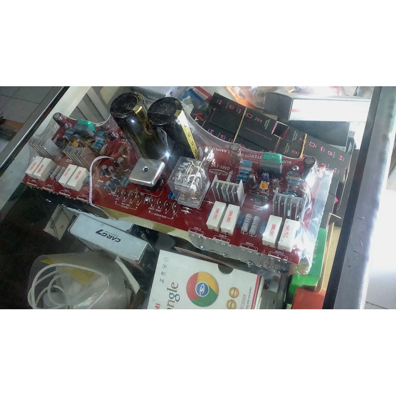 KIT POWER DRIVER SUPER OCL 2X 300W STEREO AMPLIFIER PLUS TR PENDINGIN