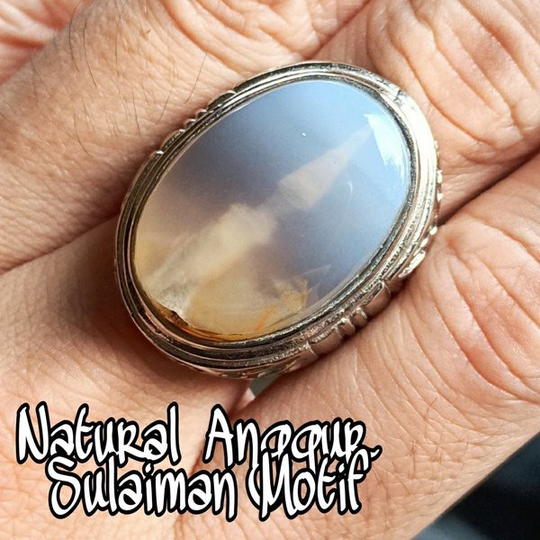 CINCIN BATU AKIK NATURAL SULAIMAN ANGGUR HIGH QUALITY COLLECTOR ITEM