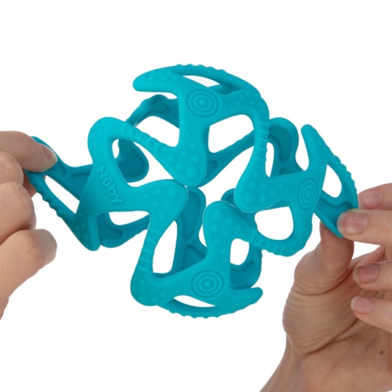 Nuby Tuggy Teething Ball - Teether Bayi - Gigitan Bayi