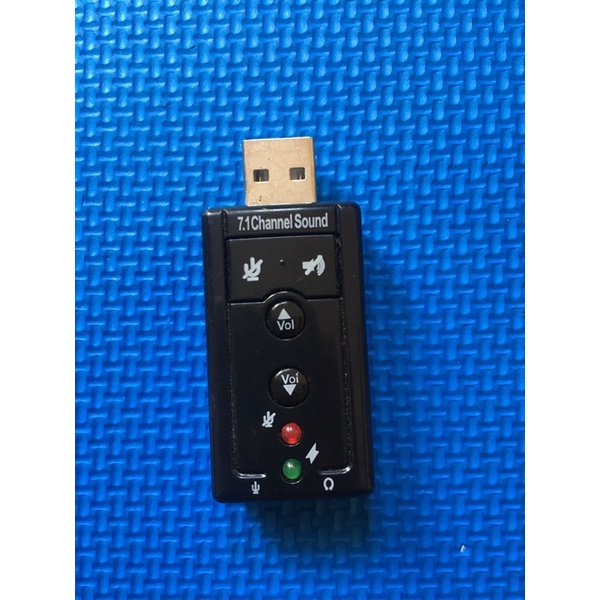 Sound Card USB External 7.1 Channel Sound bekas