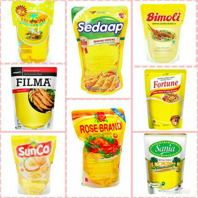 Minyak goreng Rose brand / Sania / Fortune / Bimoli