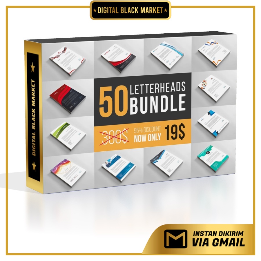 Letterheads Big Bundle - Illustrator