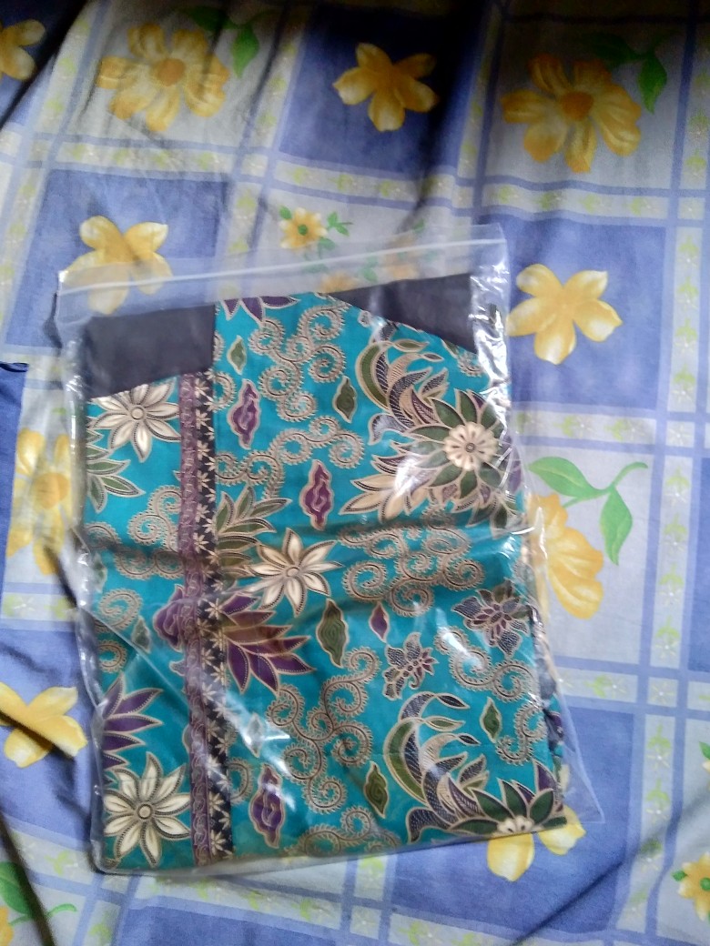 Gamis Batik Tosca By Kafiya Hijab ( Gamis Murah Tapi Elegant )
