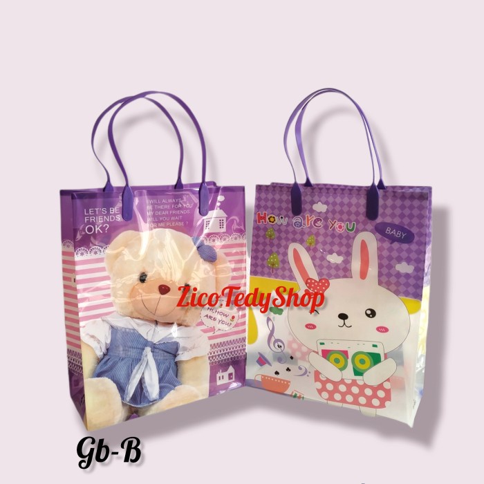 

✨ BISA COD ✨ ISI 12 PCS TAS SOUVENIR ULTAH,UK SEDANG/GOODIE BAG/TAS PLASTIK MIKA