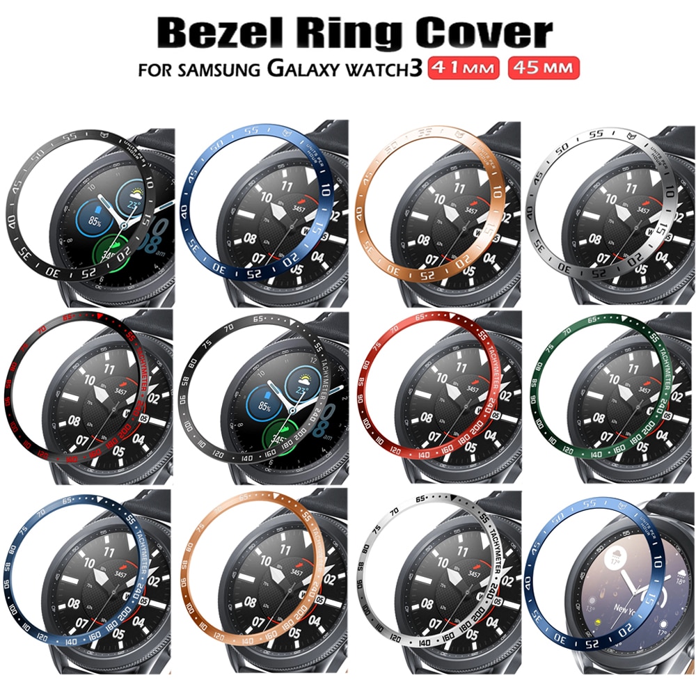 Ring Bezel Anti Gores Bahan Stainless Steel 45mm Untuk