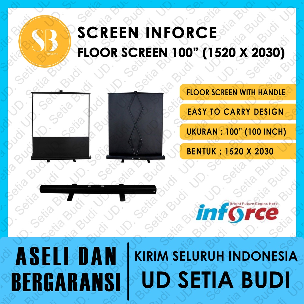 Screen Projector Inforce FLOOR SCREEN 100&quot; 1520X2030