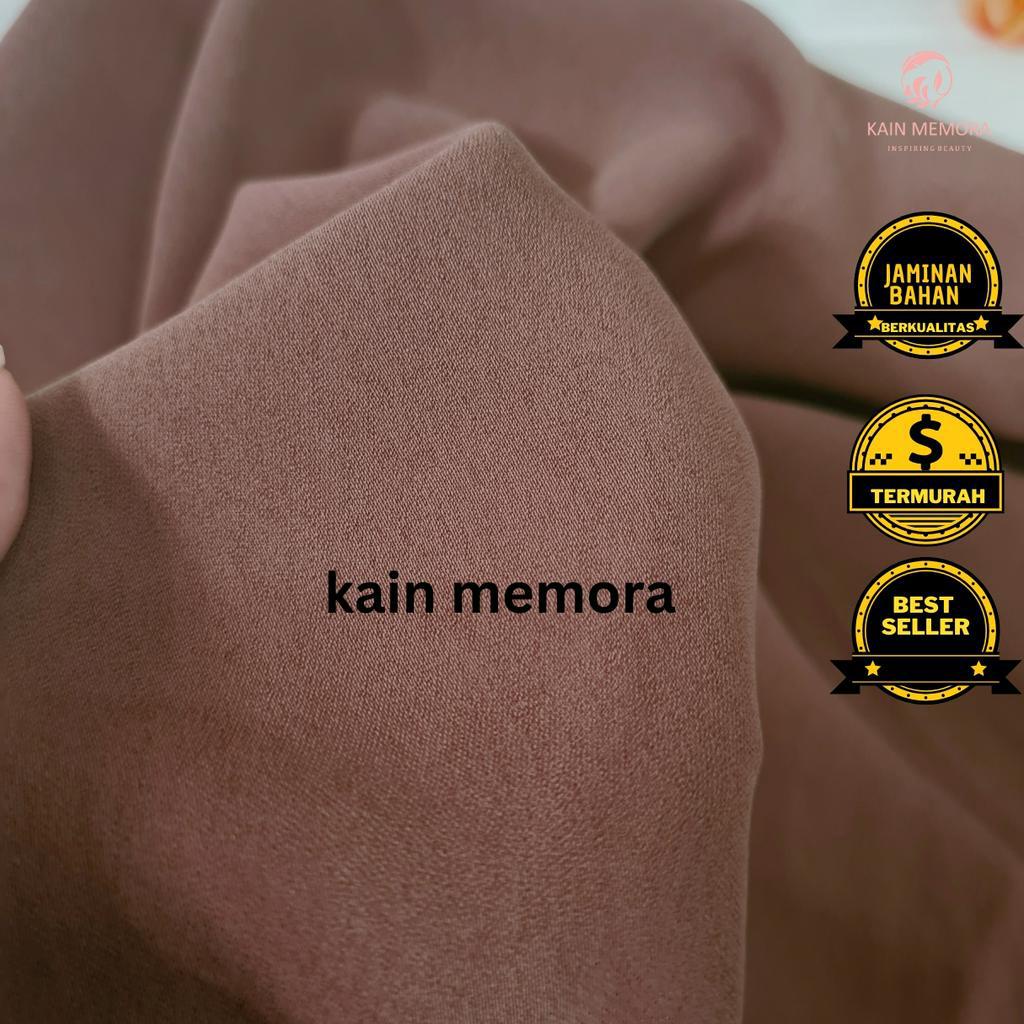 Kain Memora Kain Sulthan Kain Mina Anti Uv Kain Sulthan Premium Polos Lebar 150 cm