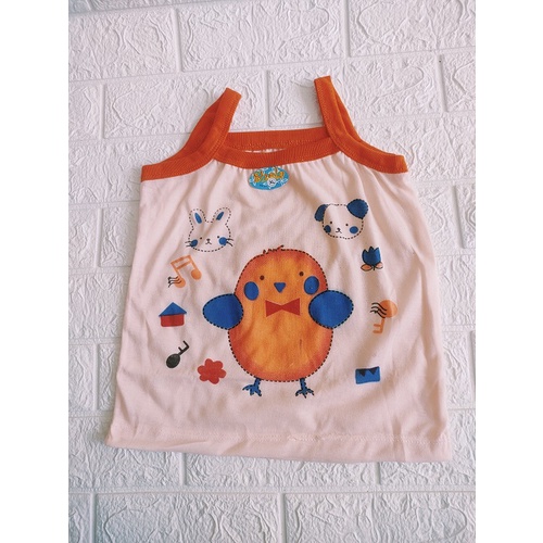 1 LUSIN Kaos Dalam Anak Shela Motif Random Ukuran XL