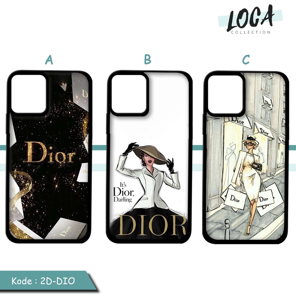 [HARDCASE 2D] Dior Case HP Iphone Samsung Oppo Vivo Xiaomi Redmi