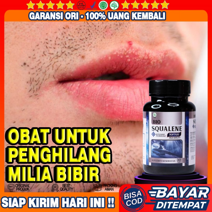 Obat Milia Di Bibir - Obat Herpes Di Bibir - Milia Di Hidung - Obat Herbal Milia Di Bibir - Bintik P