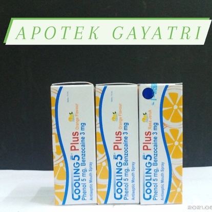 Cooling 5 plus obat sakit gigi spray