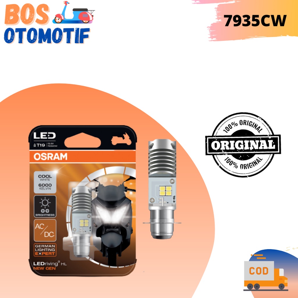 Osram lampu motor osram Lampu Led Motor  Paling terang Osram T19 Led Motor original (AC DC)