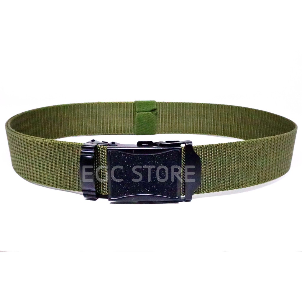 IKAT PINGGANG PRIA TACTICAL NYLON CANVAS METAL BUCKLE / SABUK PRIA KANVAS NILON - MC-NLN-1