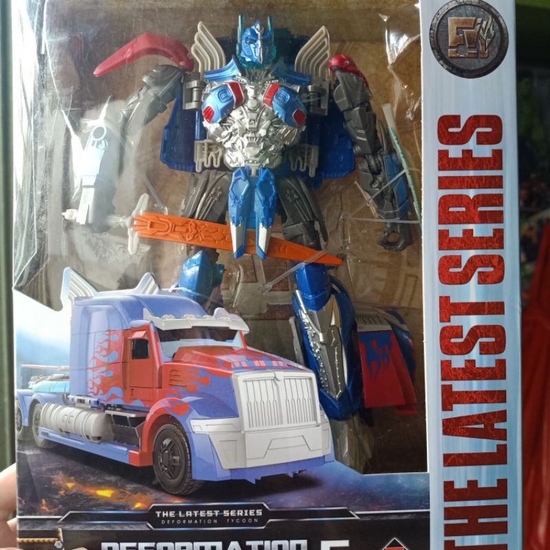 20 Robot Transformers Optimus Prime Knight JUMBO Bumblebee &amp;Optimus Besar 19cm TERBARU